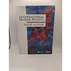 Alston: International Human Rights Part II: Sections D, E & F (Part 2) 2024